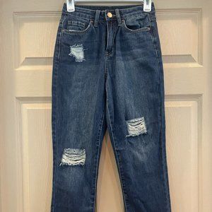 US Size 1 Fashion Nova, High-Rise Mom Jeans